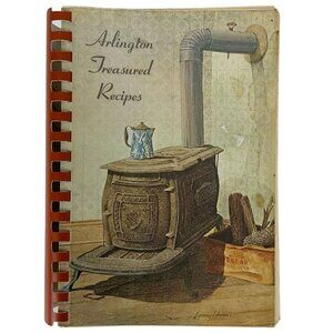 Arlington Texas Treasured Recipes Cookbook Benefiting NSDAR Spiral Bound 1976